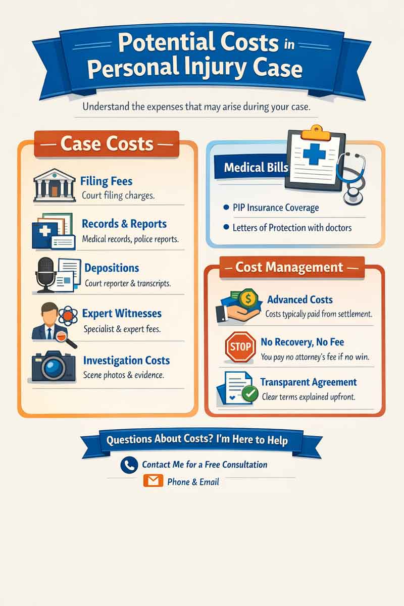Cost Personal Injury Case