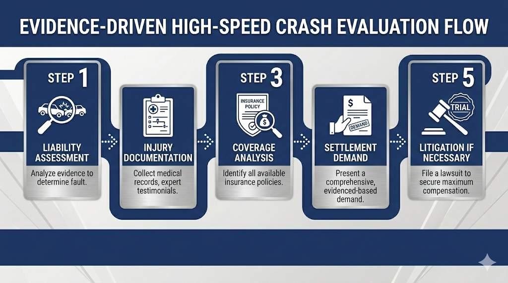 We then build a liability model that estimates exposure based on injury severity and comparative fault.