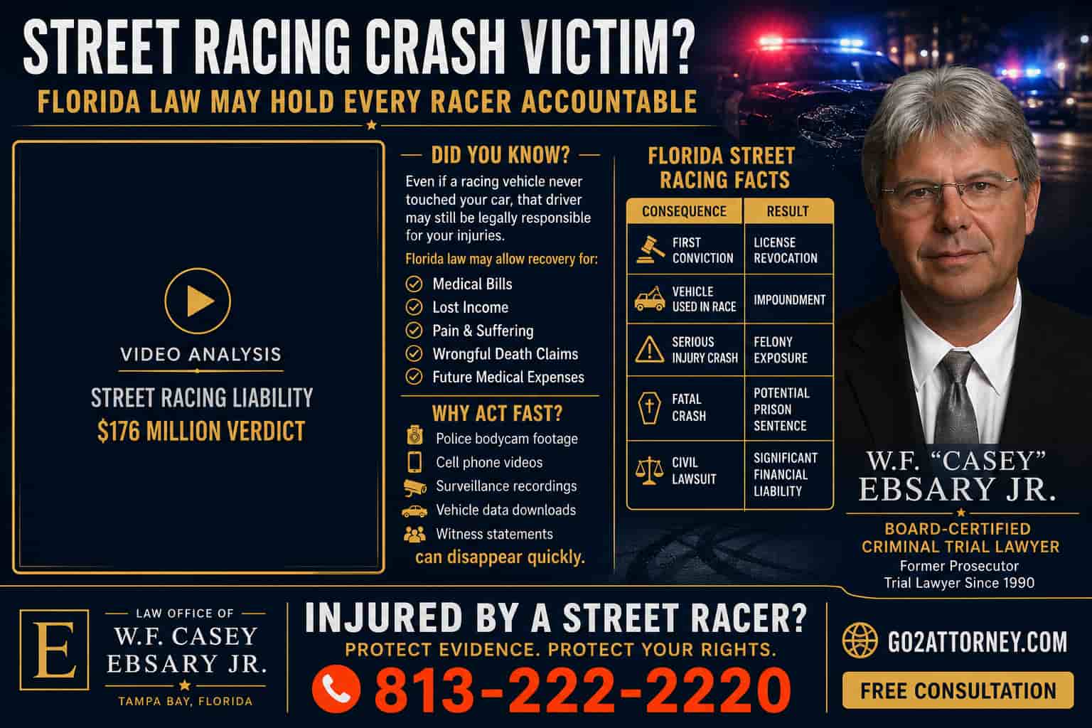 Street Racing Accident in Tampa? Your Legal Rights to Compensation